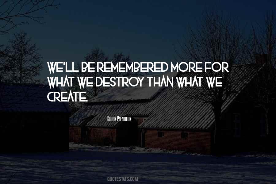 Destroy History Quotes #173941