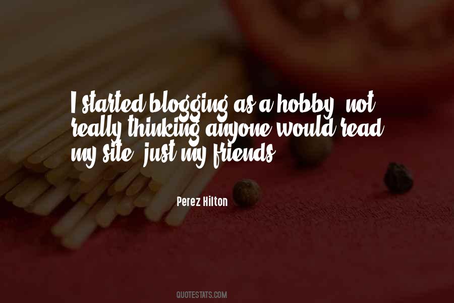 Quotes About A Hobby #1042411