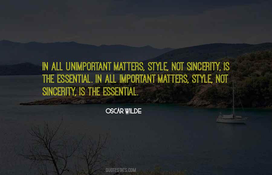 Style Matters Quotes #1176362