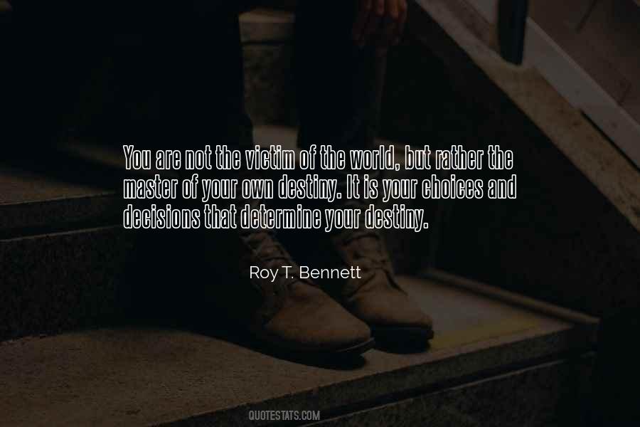 Master Of Your Life Quotes #1712914