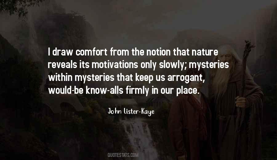 Nature Comfort Quotes #615346