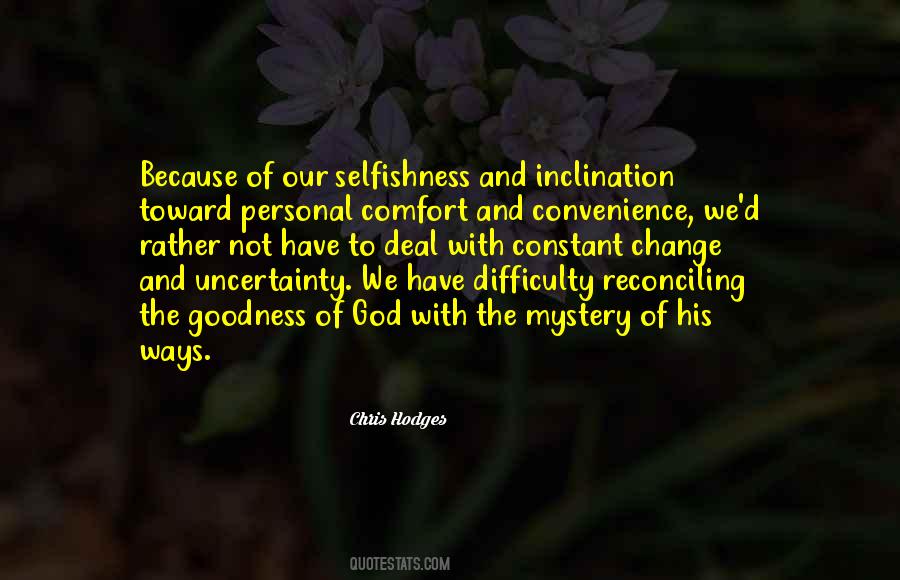 Nature Comfort Quotes #737887