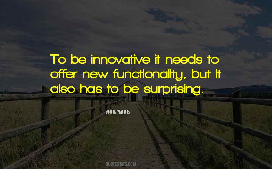 Be Innovative Quotes #1766749