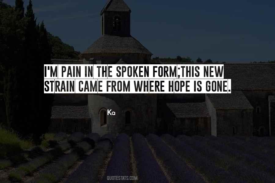 I M In Pain Quotes #1737260