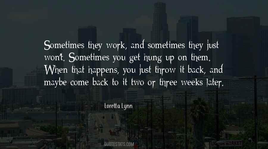 Back Them Up Quotes #669104
