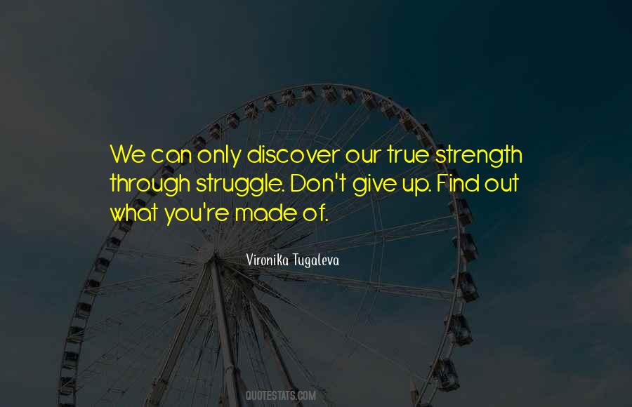 Struggle Strength Quotes #144594