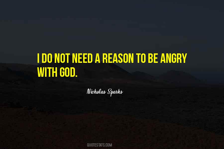 Angry God Quotes #1294009