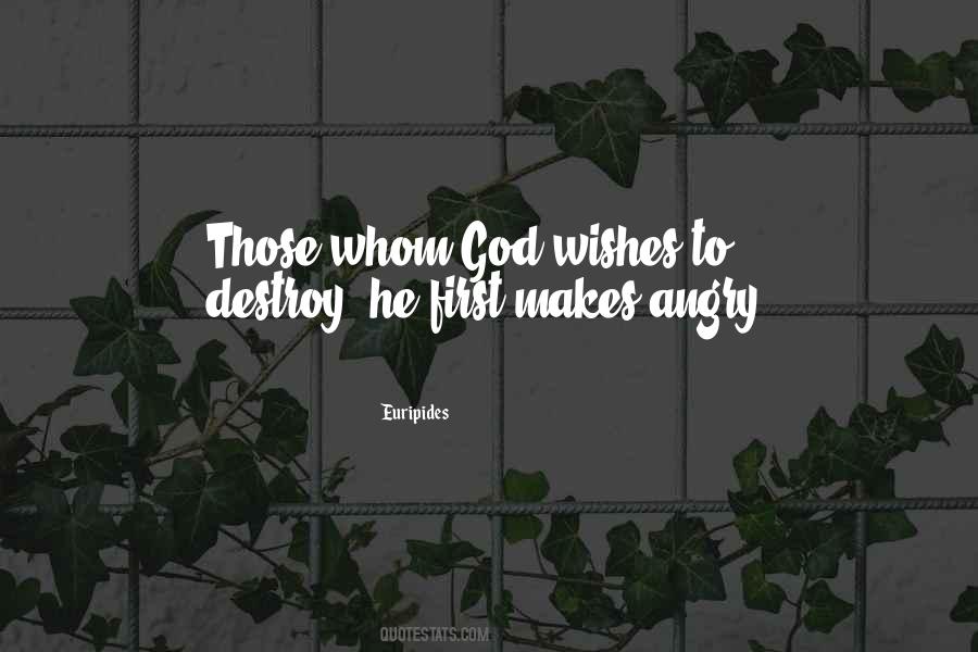 Angry God Quotes #542490