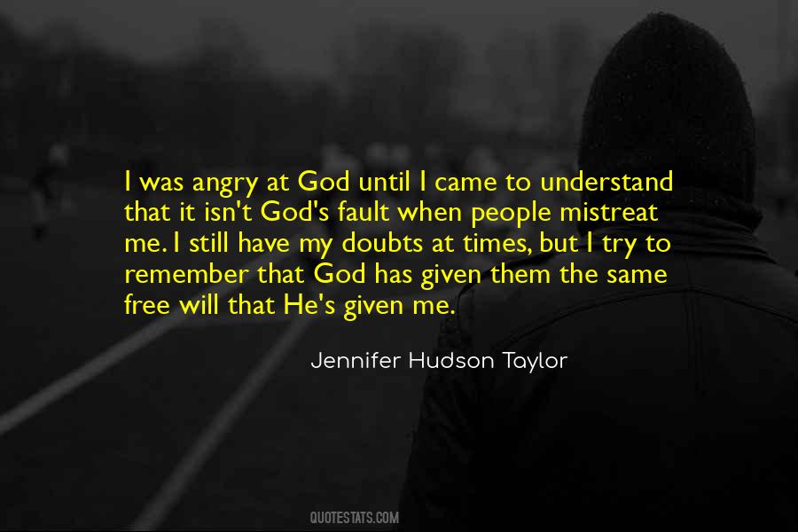 Angry God Quotes #817213