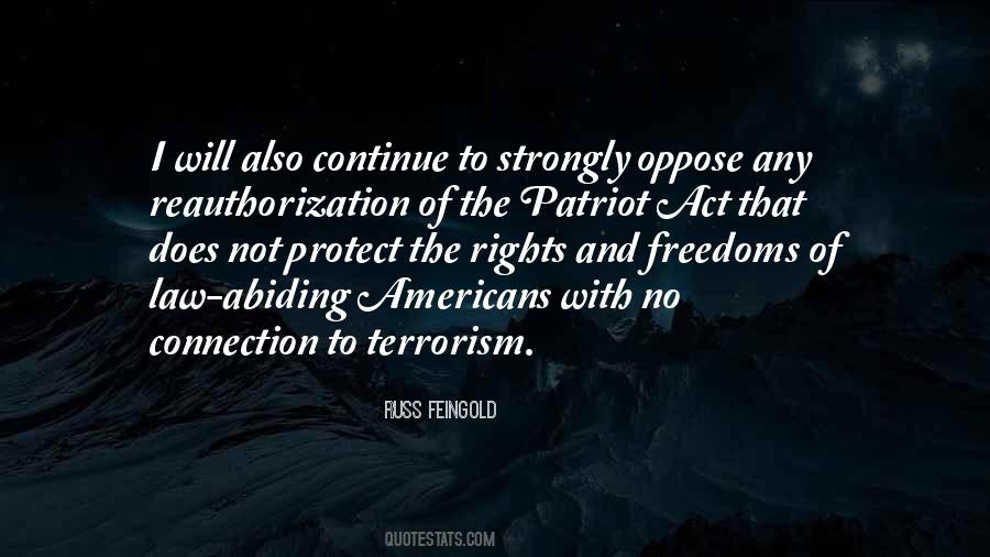 Quotes About The Patriot Act #511235