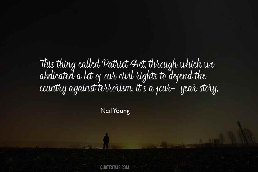 Quotes About The Patriot Act #929099