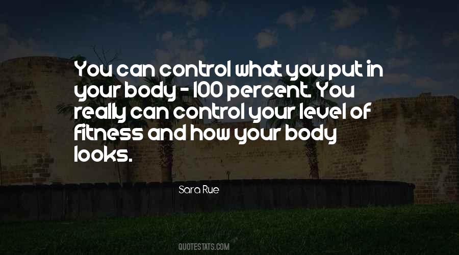 Control Your Body Quotes #1842989