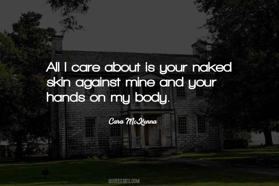 About Hands Quotes #955253