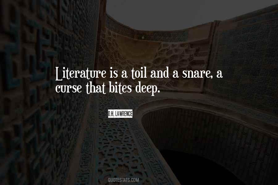 Deep Literature Quotes #795151