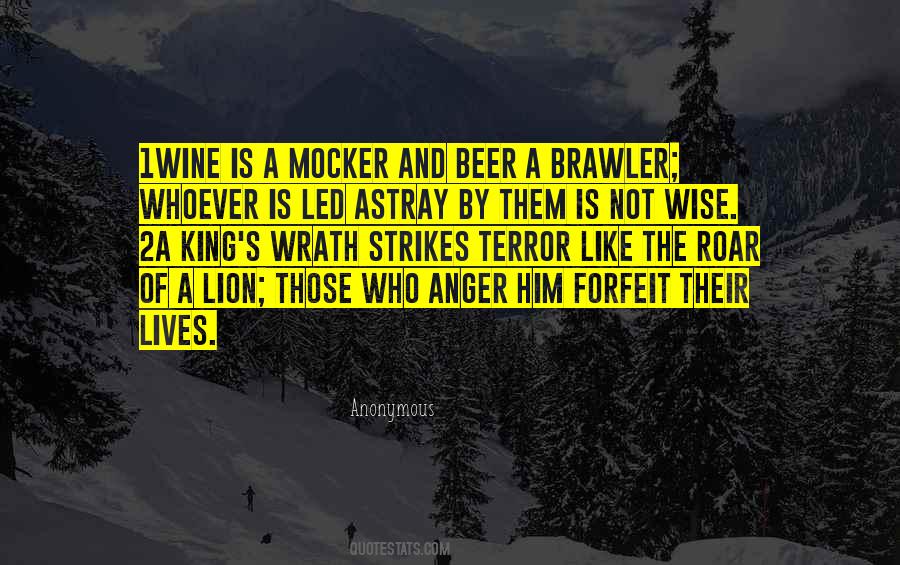 Anger Wise Quotes #959252