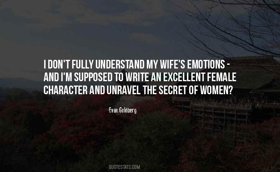 Wife Character Quotes #29107