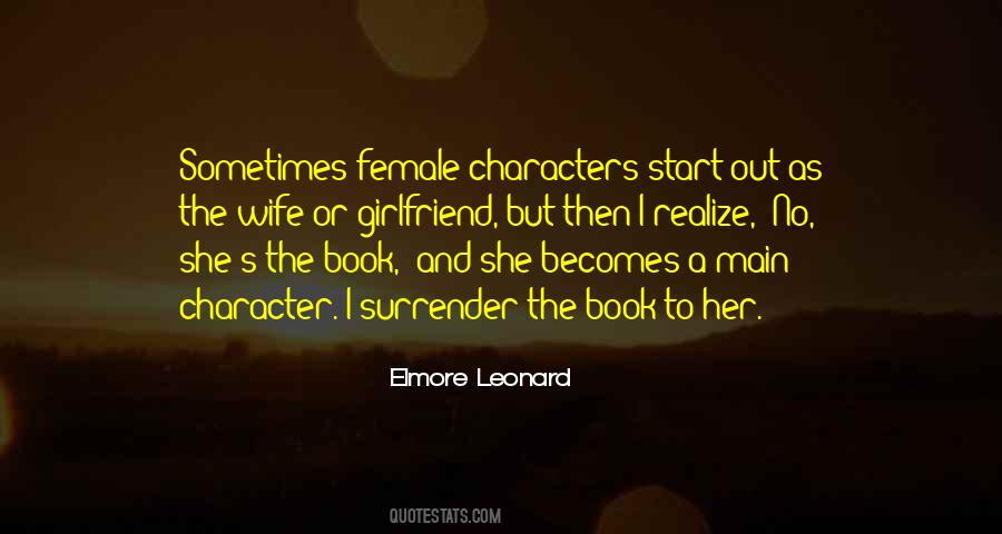 Wife Character Quotes #682150