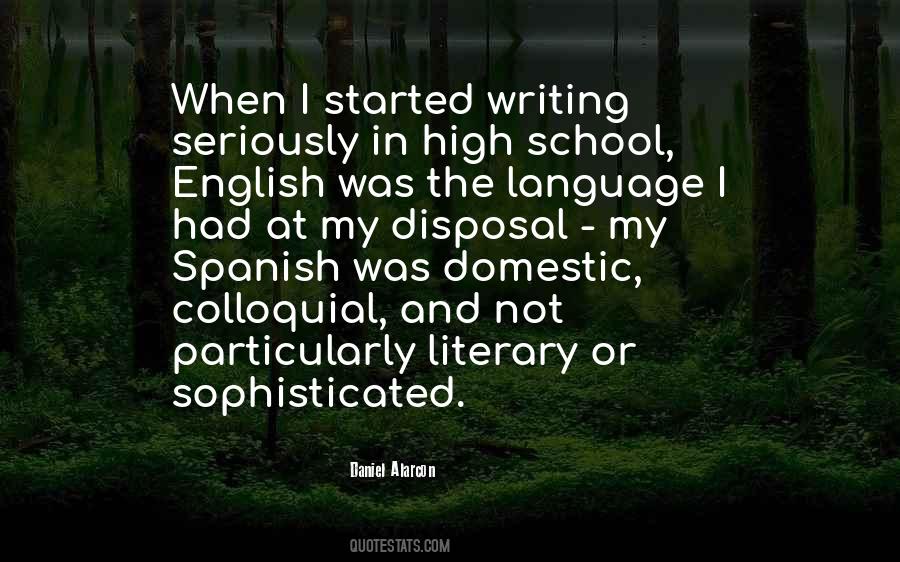 Quotes About The Spanish Language #115707