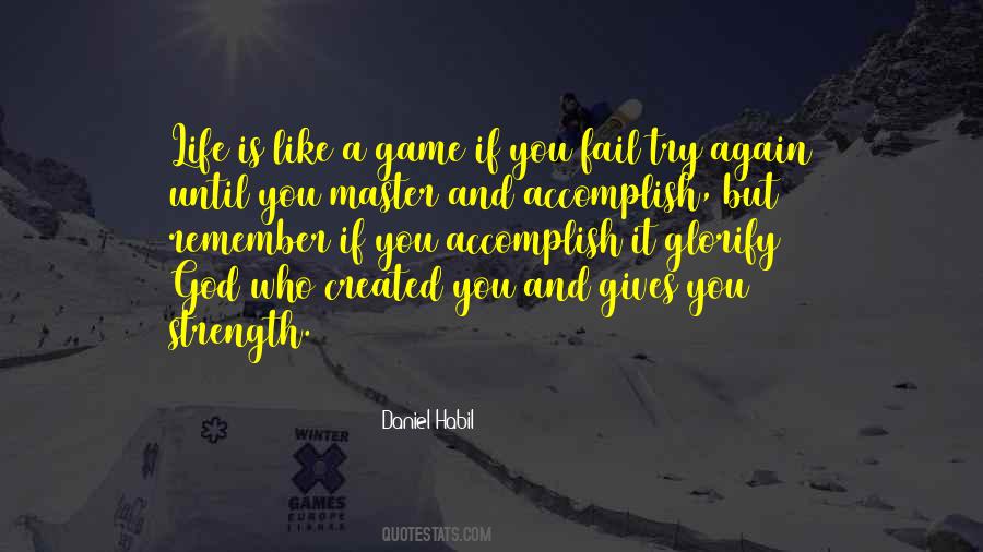 Game And Life Quotes #1038456