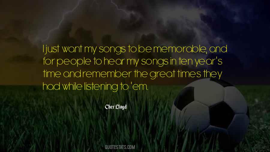 Memorable Time Quotes #1200432