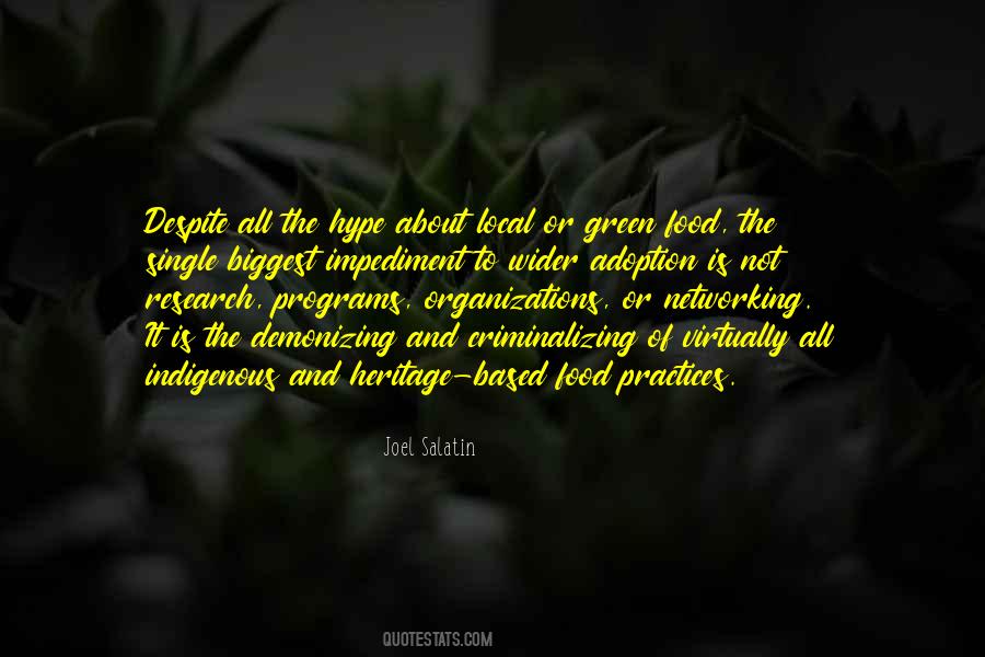 Green Food Quotes #1145756