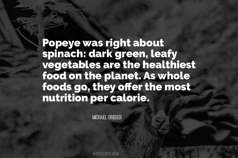 Green Food Quotes #445875