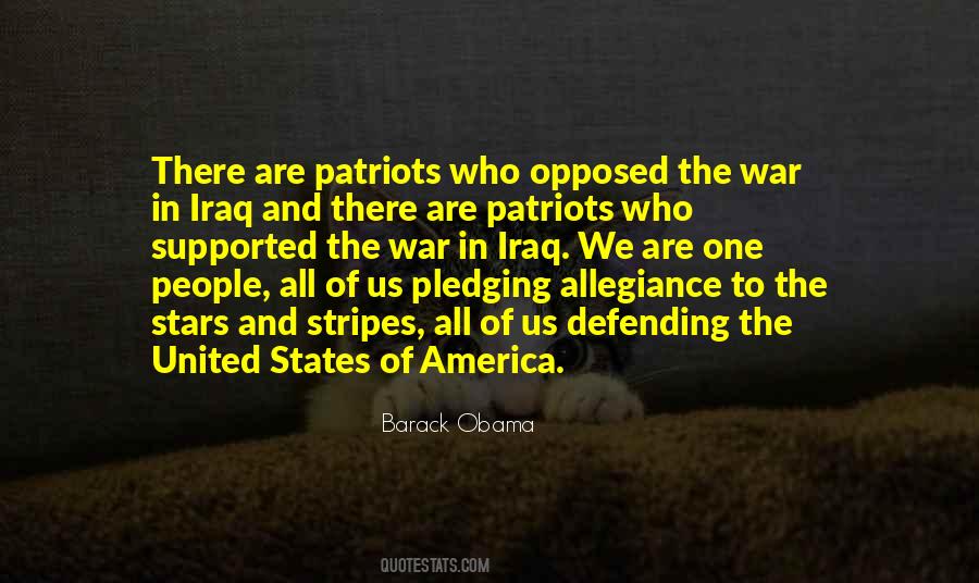Pledging Allegiance Quotes #1606717