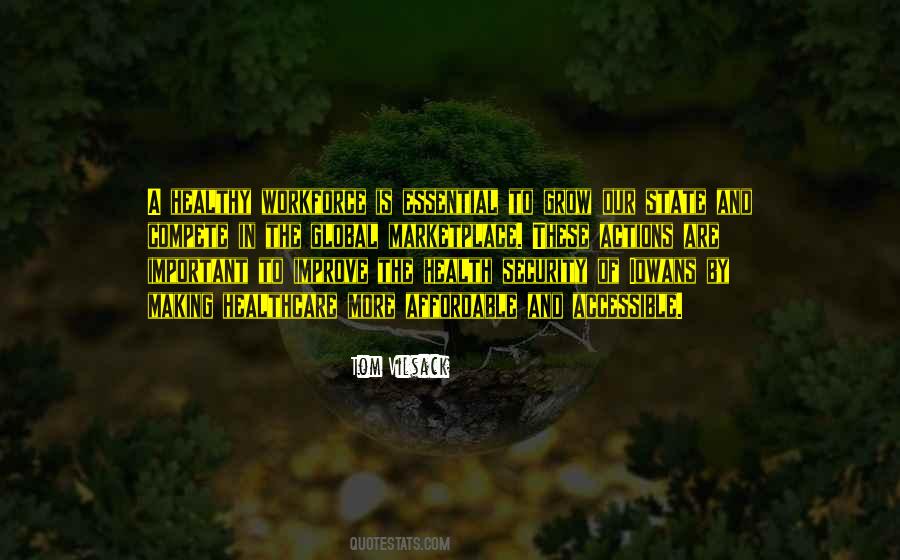 Health Security Quotes #98982