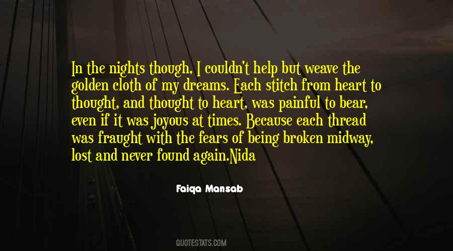 Lost In My Dreams Quotes #1376506