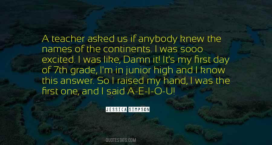 First Grade Teacher Quotes #1749641