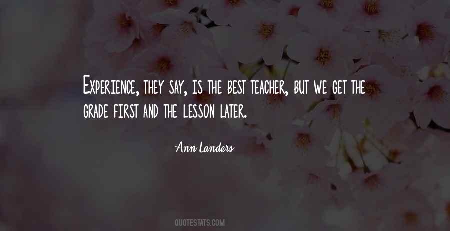 First Grade Teacher Quotes #530042