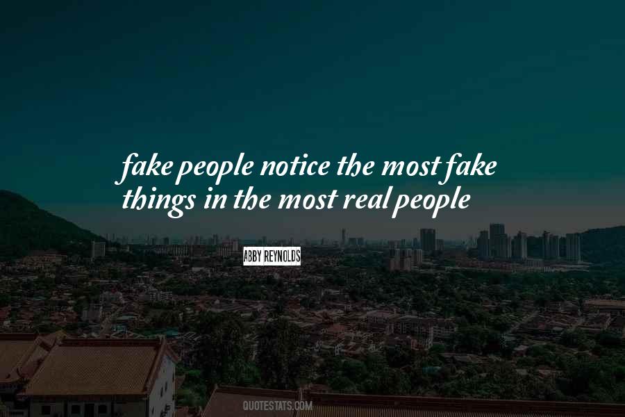 Real Fake Quotes #750238