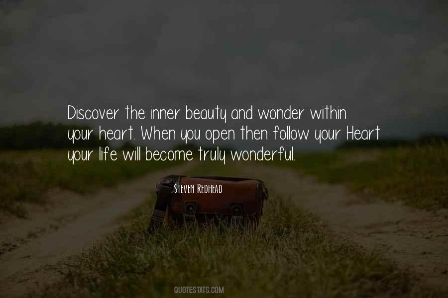 Beauty And Wonder Quotes #1858875