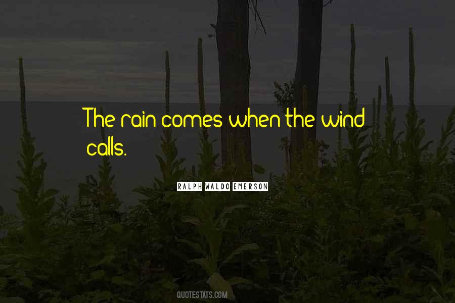 When The Rain Comes Quotes #337289