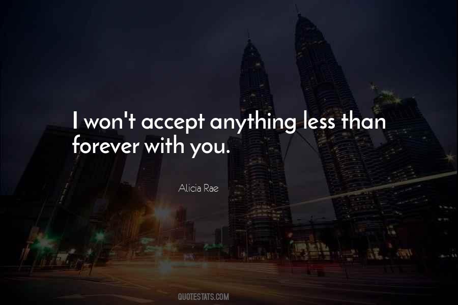 Forever I Love You Quotes #350194