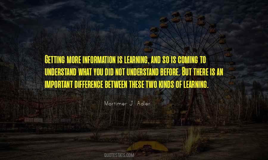Information Is Quotes #1141453