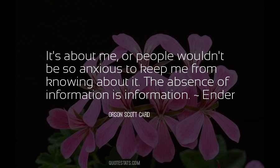 Information Is Quotes #1717144