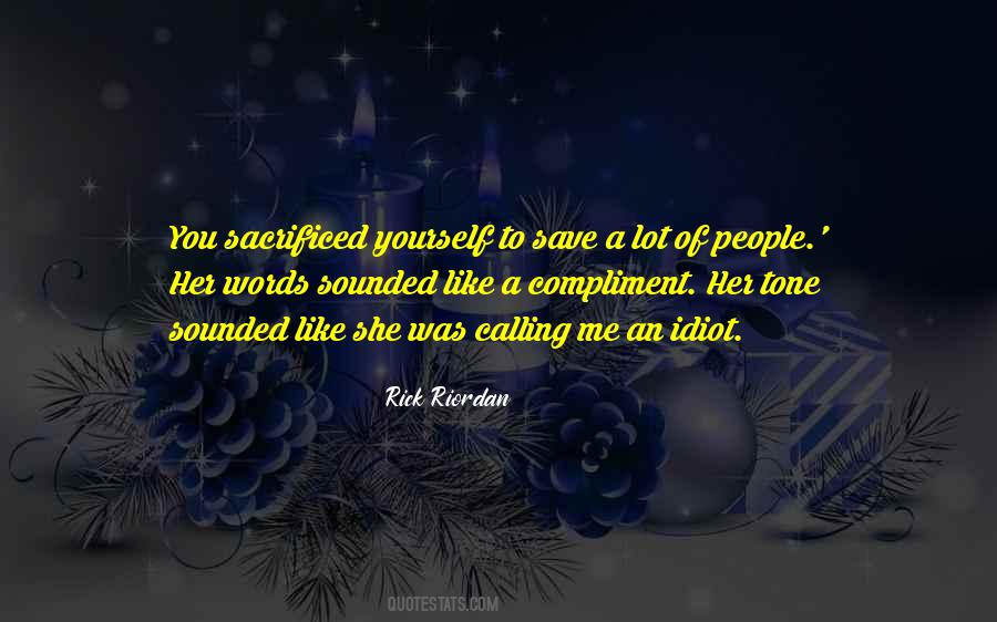 Compliment People Quotes #159335