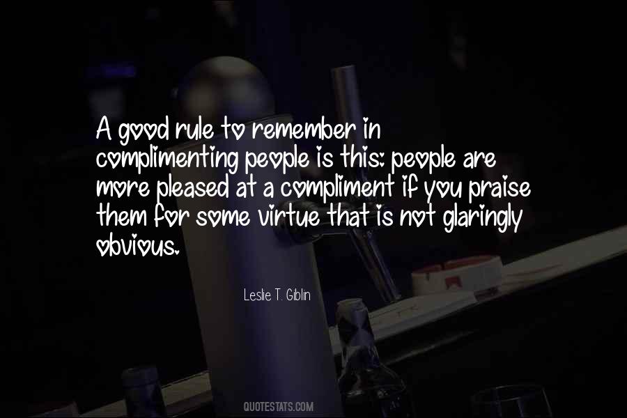 Compliment People Quotes #222178