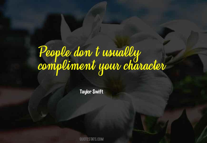 Compliment People Quotes #288623