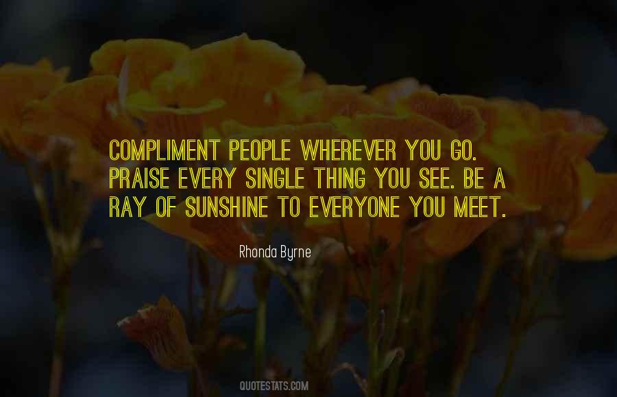 Compliment People Quotes #47385