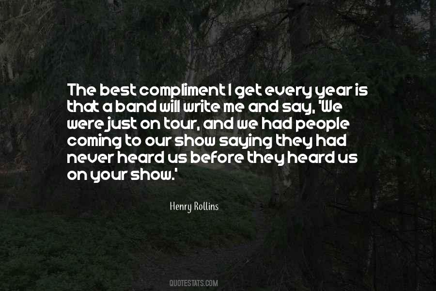 Compliment People Quotes #515580