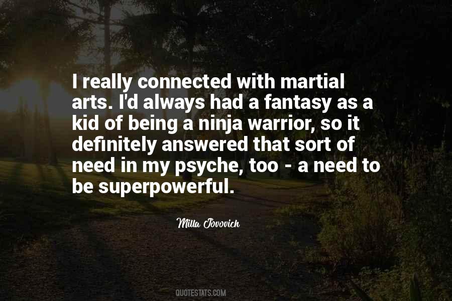 Being A Warrior Quotes #1585572