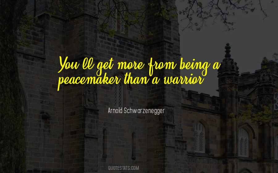 Being A Warrior Quotes #388201