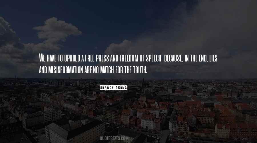 End Of Speech Quotes #1195908