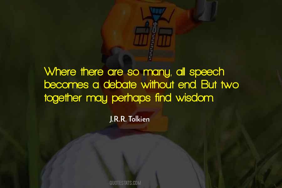 End Of Speech Quotes #1878423