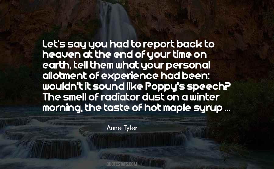 End Of Speech Quotes #533698