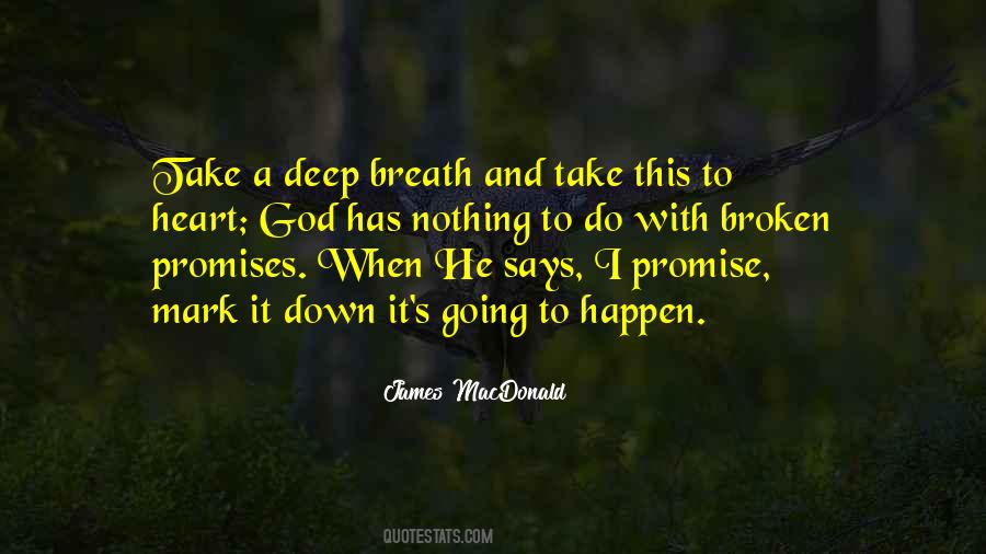 Promise To God Quotes #1086120