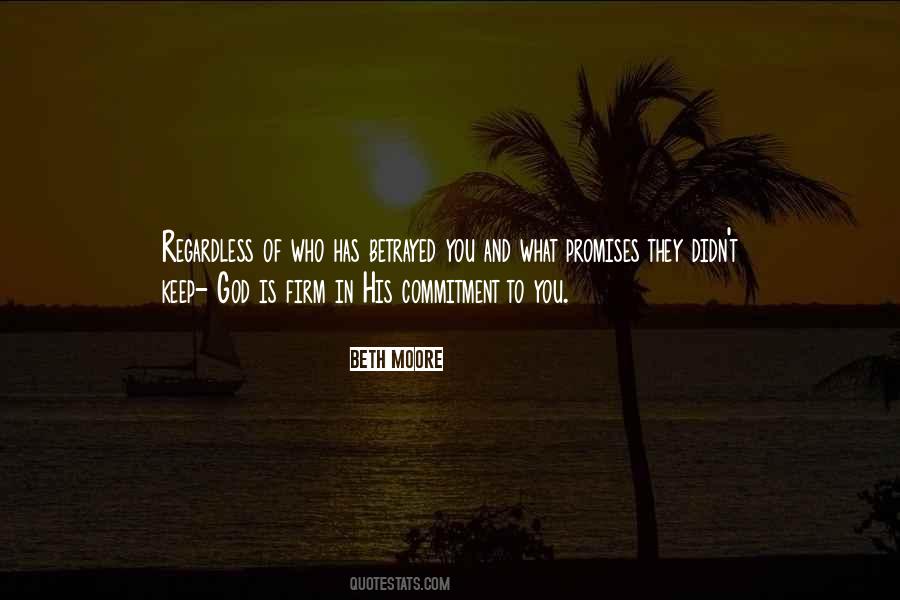 Promise To God Quotes #1294037