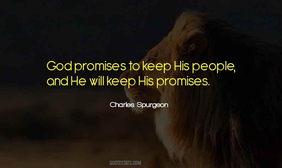 Promise To God Quotes #1715528